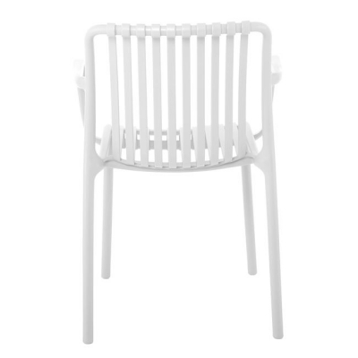 Ε3800,1 - MODA Πολυθρόνα Στοιβαζόμενη PP - UV Άσπρο