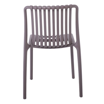 Ε3801,3 - MODA Καρέκλα Στοιβαζόμενη PP - UV Mocha
