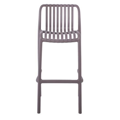 Ε3802,3 - MODA Σκαμπό Bar Στοιβαζόμενη PP - UV Mocha