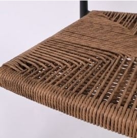 Ε6714,2 - MADY Πολυθρόνα Βεράντας-Κήπου ALU Άσπρο, Rope Wicker Φυσικό, Στοιβαζόμενη Ε6714,2 - MADY Πολυθρόνα Βεράντας-Κήπου ALU Άσπρο, Rope Wicker Φυσικό, Στοιβαζόμενη