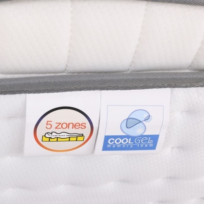 Ε2092,2 - ΣΤΡΩΜΑ Pocket Spring 5-Zone, Gel Memory Foam, Μονής Όψης