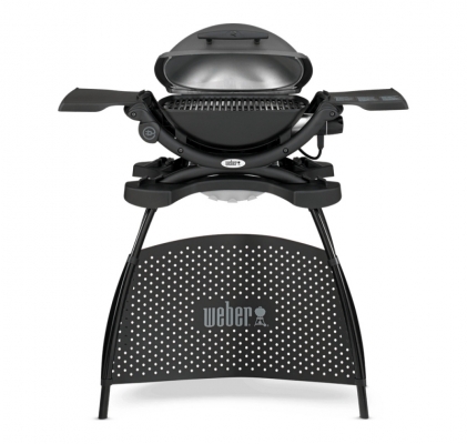 Weber Q 2400,Dark Grey+πλαινά πτερύγια+Βάση