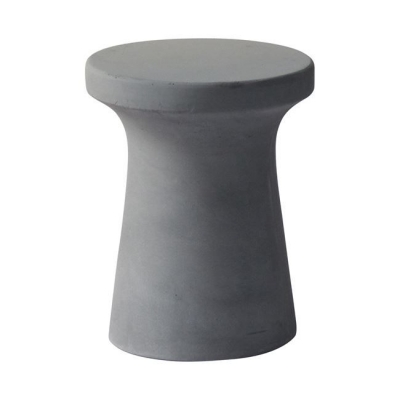 Ε6205 - CONCRETE Σκαμπώ D.35cm Cement Grey