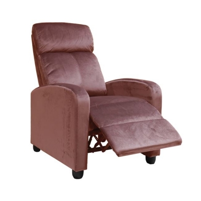 Ε9781,3 - PORTER Πολυθρόνα Relax Antique Pink Velure