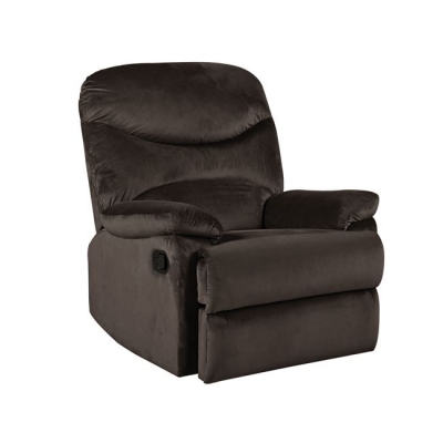 Ε9780,2 - LUISA Πολυθρόνα Relax Σκ.Καφέ Velure