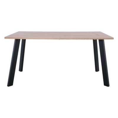 ΕΜ828 - BAXTER Τραπέζι 160x90cm Steel Μαύρο/Sonoma ΕΜ828 - BAXTER Τραπέζι 160x90cm Steel Μαύρο/Sonoma